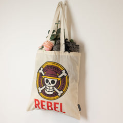 Nomad Sari Iconic Basic Tote Bag - REBEL - Natural 4oz product image