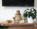 Happy Buddha - Whitewash 50cm product image