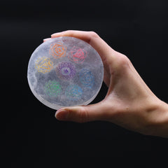 Small Charging Plate 8cm - Chakra Design - colour product image