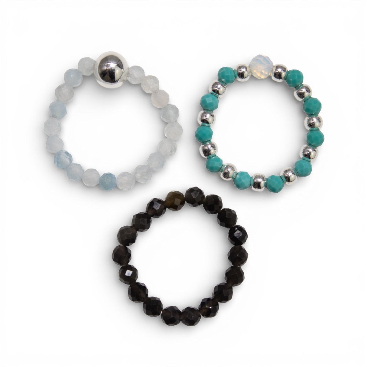 Nymph Spirit Gemstone Ring Set - Endless Ocean product image 9
