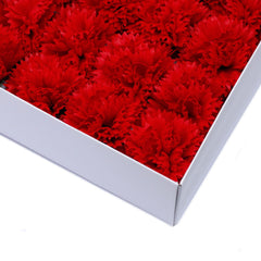 Craft Soap Flowers - Carnations - Red product image 5