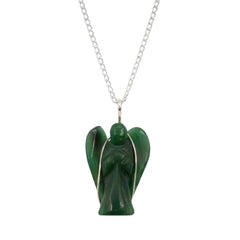 Gemstone Guardian Angel Pendant - Green Aventurine product image 5