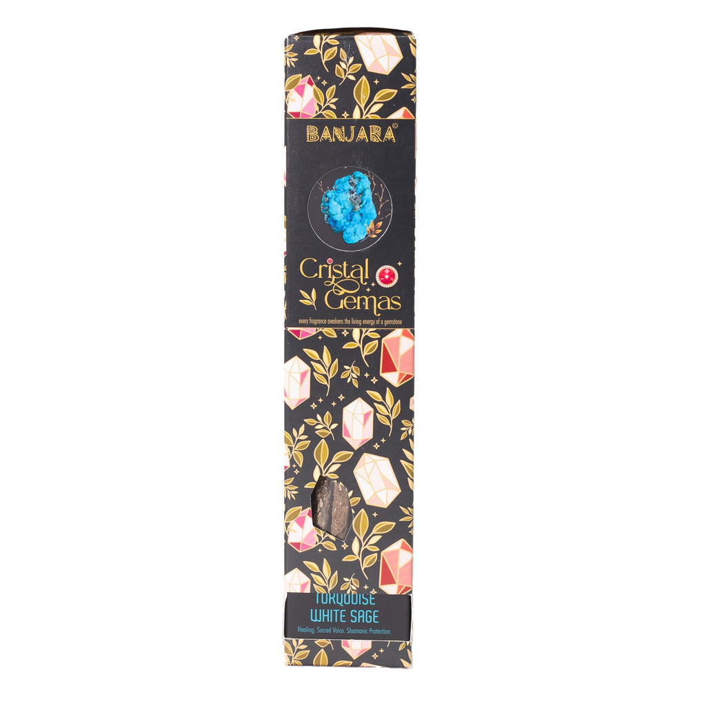 Banjara Cristal Gemas Incense Sticks - Turquoise White Sage - product image 4
