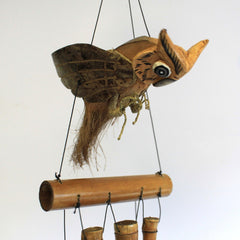 Coconut Owl Windchimes Garden & Outdoor product image 2