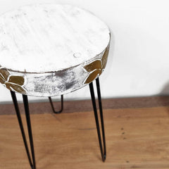 Albasia Wood Plant Stand - Whitewash product image 4