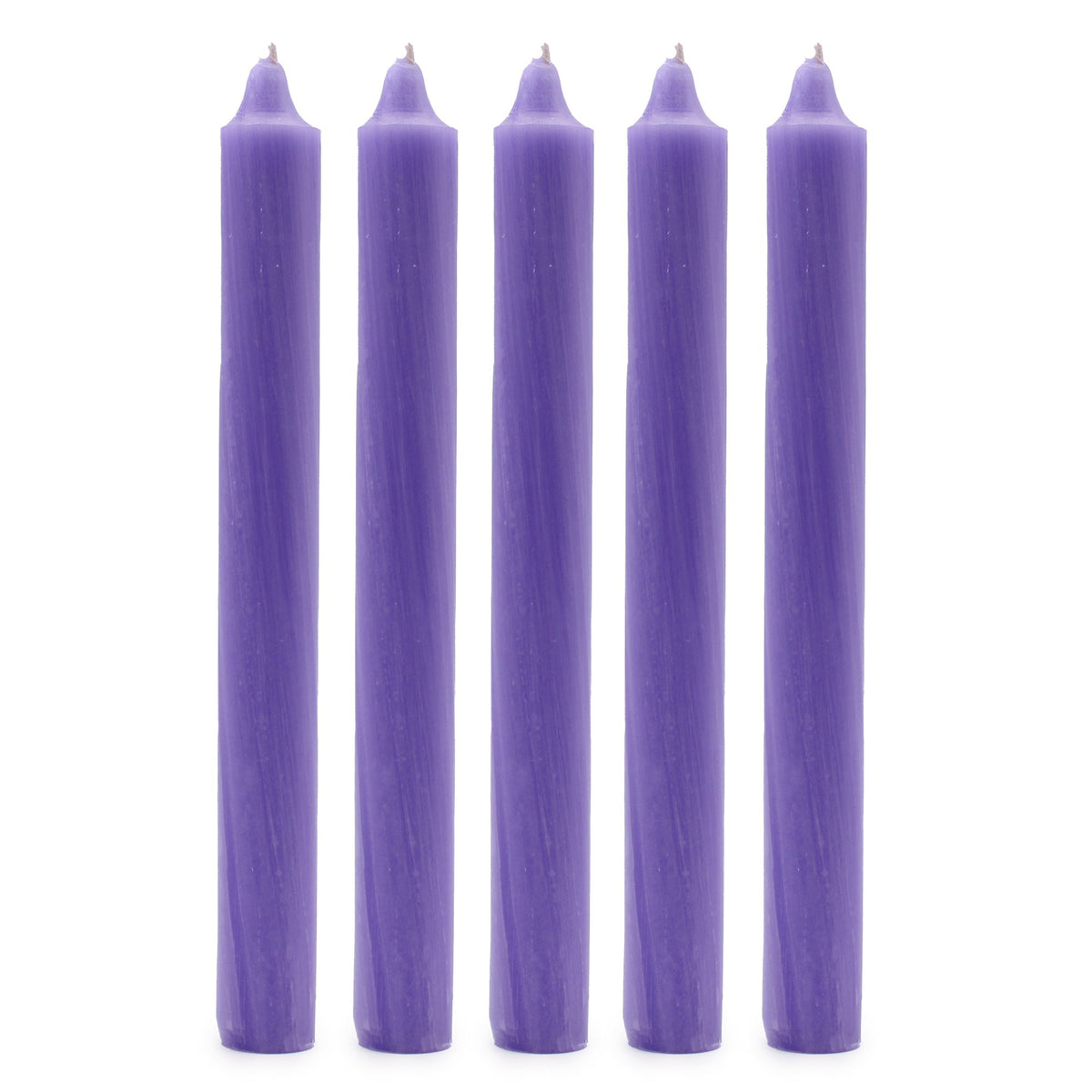 Solid Colour Dinner Candles - Rustic Lilac - Pack of 5 product image