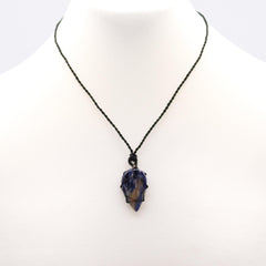 Laced Gemstone Teardrop Pendant - Sodalite product image 3