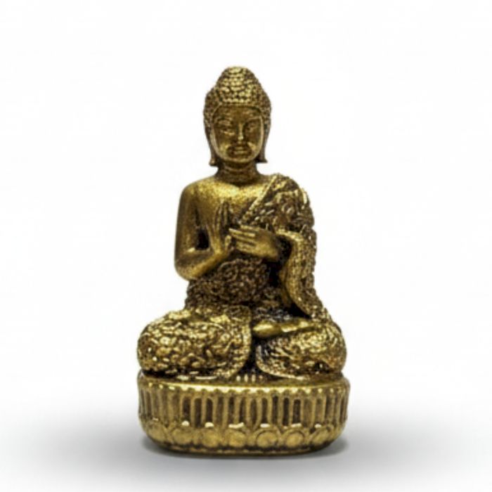 Brass Miniature Gods - Buddha (17gms) - 34mm product image 3