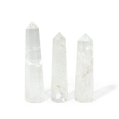 Gemstone Six Face Obelisk Point approx 11cm - Clear Quartz product image 2