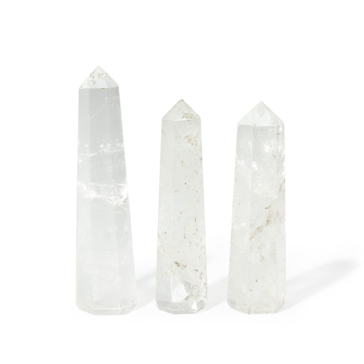 Gemstone Six Face Obelisk Point approx 11cm - Clear Quartz product image 2