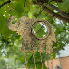Indian Chimes - Elephant Lrg Mirror 4 Bells product image 4