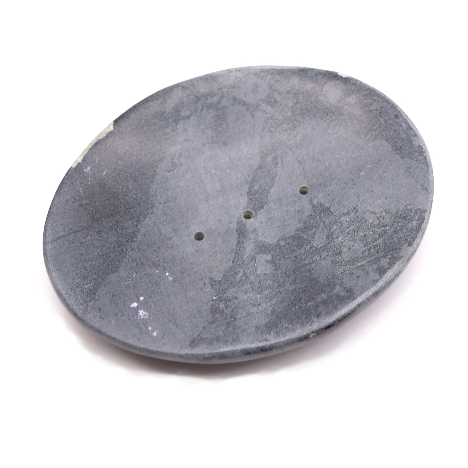 Grey Soapstone Soap Dish 10x12cm- Classic Oval product image