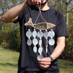 String Fish and Natural Copis Drop product image 2