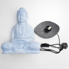Meditation Buddha Lamp Sky Blue - Oval Stand product image 6
