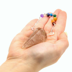 Orgonite Power Chakra Pendulum - Rose Quartz product image 2