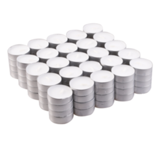 100x Unscented Tealight (4hr) product image