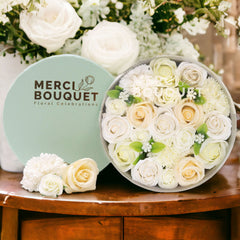 Round Box - Wedding Blessings - White & Ivory product image 3