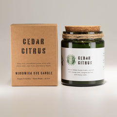Greenman Woodwick Soy Candle - Cedar Citrus product image 3