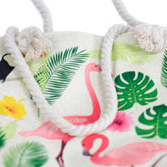 Rope Handle Bag - Flamingo & More product image 7