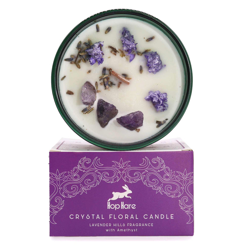 Hop Hare Crystal Magic Flower Candle - The Moon product image