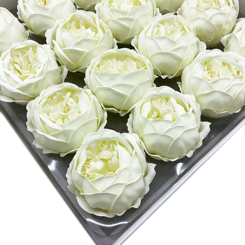 Craft Soap Flower - Ext Large Peony - Ivory product image