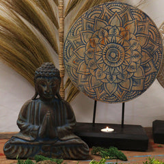 Buddha Feng Shui Set - Flower Mandala - Blue product image 3