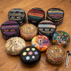 Low Med Hapi Drum Black Chakra- 14x7cm product image 6