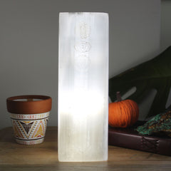 Selenite Block Lamp 25cm - Chakra Lamp product image 3