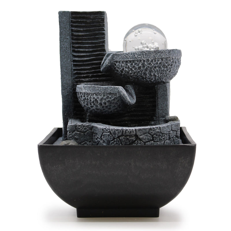 Tabletop Water Feature - 18cm - Relaxing Pouring Pots product image