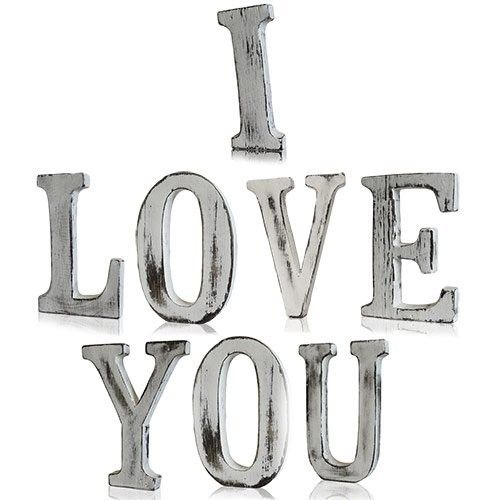 Shabby Chic Letters - I LOVE YOU (8) product image