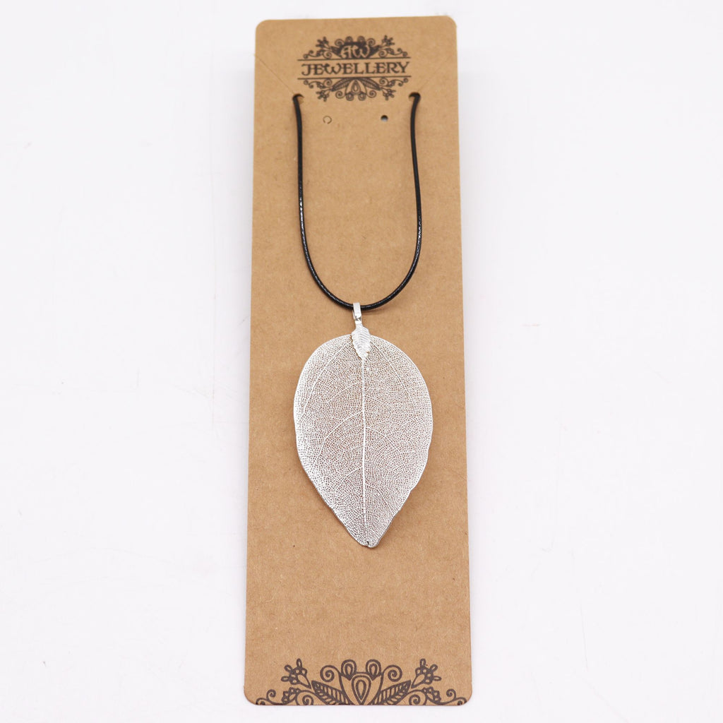 Necklace - Bravery Leaf - Silver product image 2