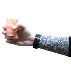 Set of 4 Himalayan Salt Shot Glasses & Wood Serving Stand product image 5