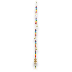 Indian Chimes - Brass Buddha with Chakra Beads String Bells 53cm product image 2