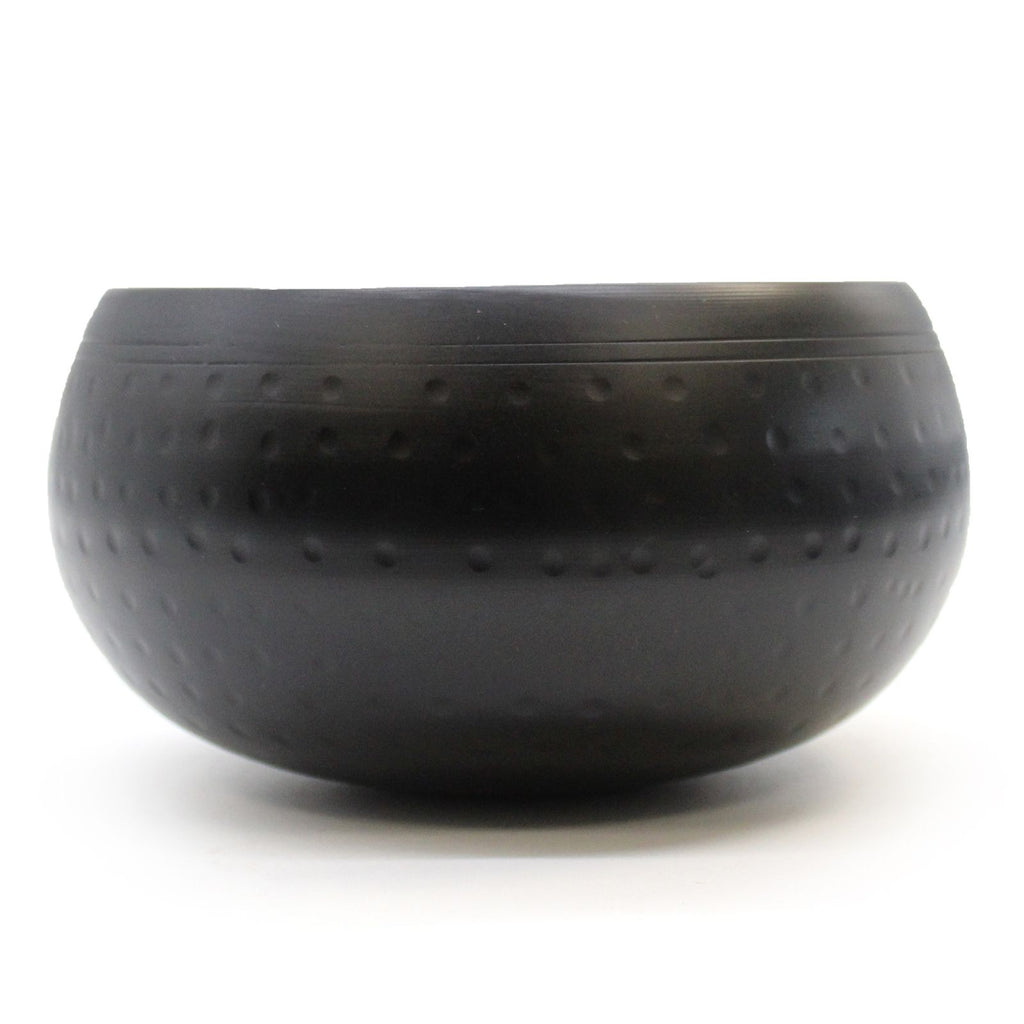 Large Black Beaten Bowl - 18cm product image