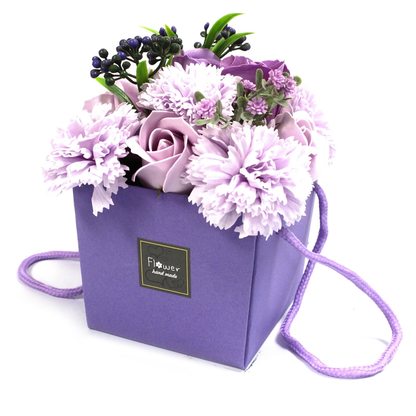 Soap Flower Bouquet - Lavender Rose & Carnation product image