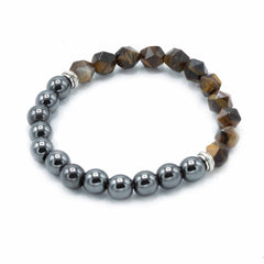 Faceted Gemstone Bracelet - Magnetic Tiger Eye product image 2