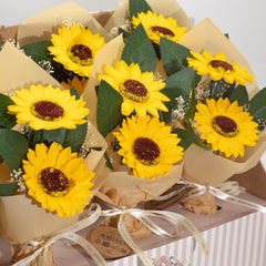 Soap Flower - Two Sunflower Bouquet product image 6