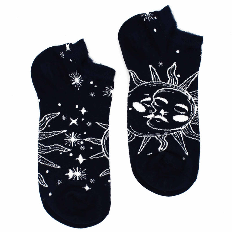 M/L Hop Hare Bamboo Socks Low (7.5-11.5) - Sun and Moon product image