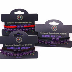 Gemstone Double Power Bracelets- Amethyst product image 3