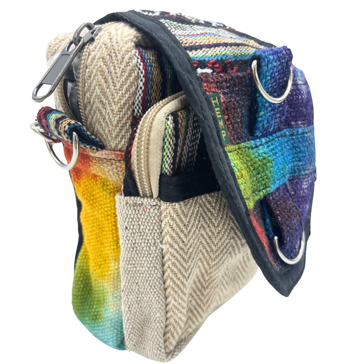 Tiedye Hemp Messenger Bag - product image 3