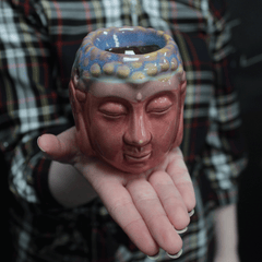 Buddha Oil Burner - Rose & Teal product image