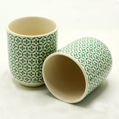 Herbal Tea Cups - Green Mosiac product image 2