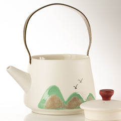 Thousand Miles - Tea Set - Four Cups - Ceremonial Cloth & Bamboo Grip