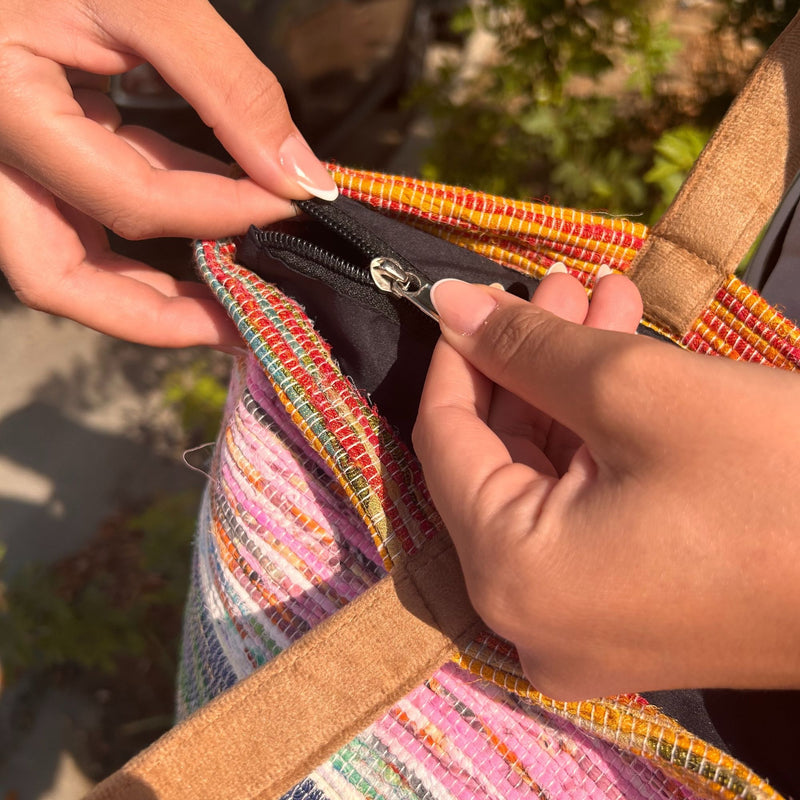Recycled Big Rug Bag - Shades of Dusk product image