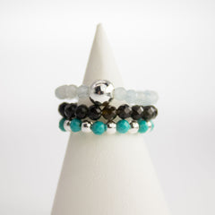 Nymph Spirit Gemstone Ring Set - Endless Ocean product image 6