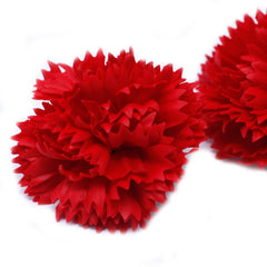 Craft Soap Flowers - Carnations - Red product image 4