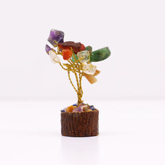 Mini Gemstone Tree On Wood Base - Multi Stones (15 stones) product image 3