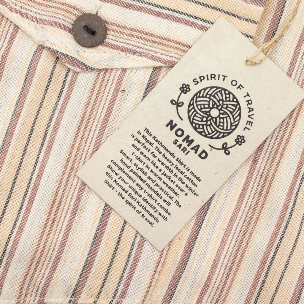 Nomad Sari Grandad Shirt - Brown Beige - XL product image 5
