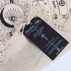 Ancient Witch Pendulum Divination Cloth - All Seeing Eye - Natural & Black product image 2