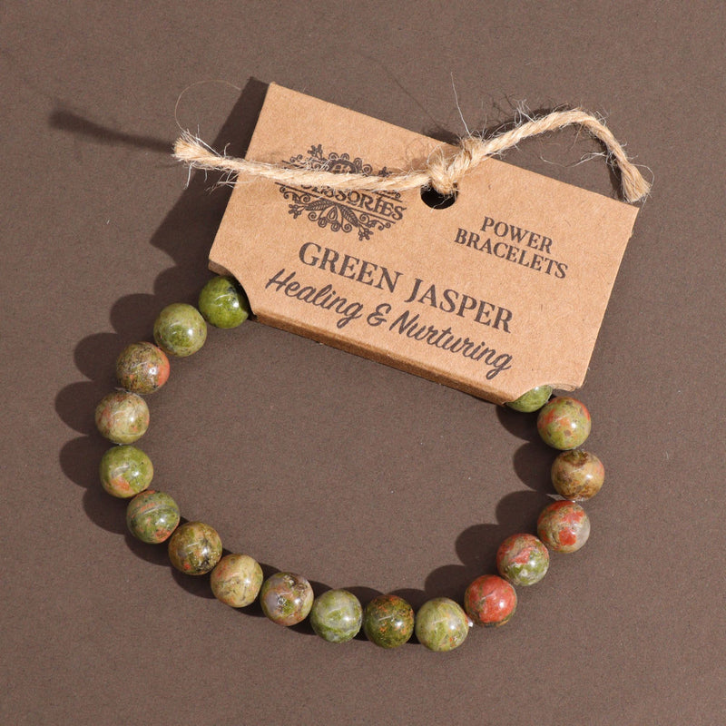 Power Bracelet - Green Jasper product image